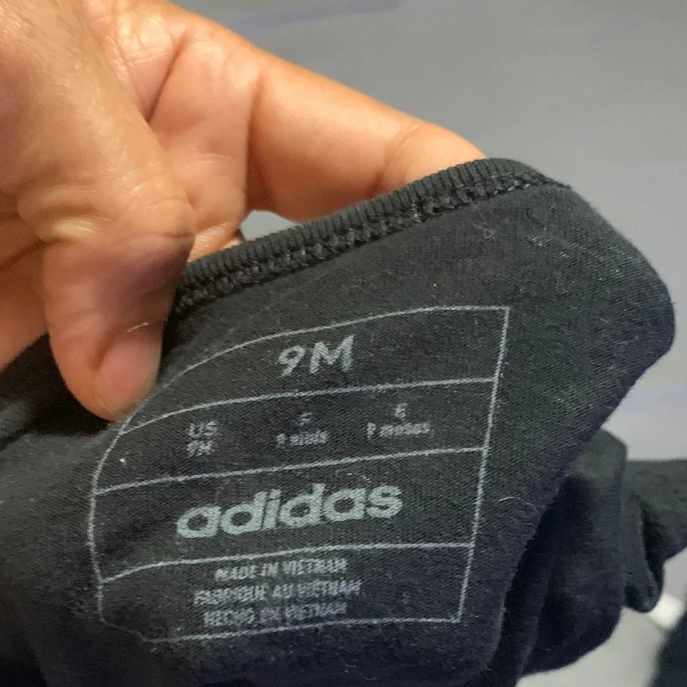 Adidas Black and White Kids Bodysuit